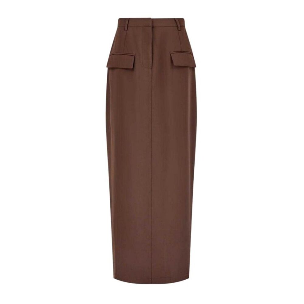 Odd Muse Womens/Ladies Plain Maxi Skirt / Brown - Picture 1 of 4